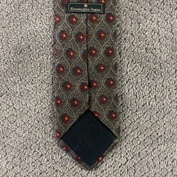 Ermenegildo Zegna Lot of 6 Ties Neckties Silk Made in Italy Tie Short Length - Picture 11 of 13